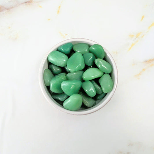 Pierre roulée en Aventurine verte