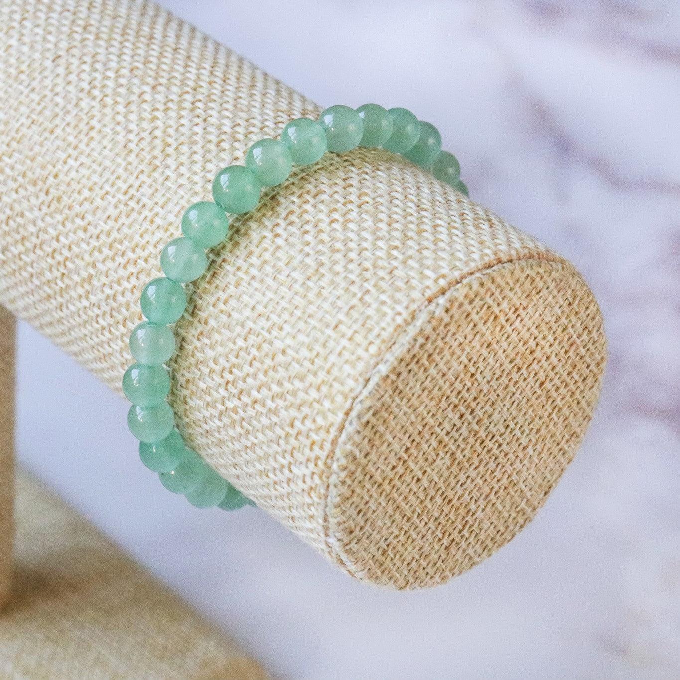 Bracelet en Aventurine verte