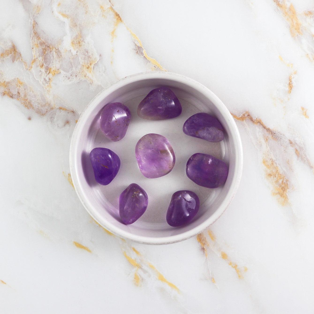 Pierre roulée en Améthyste