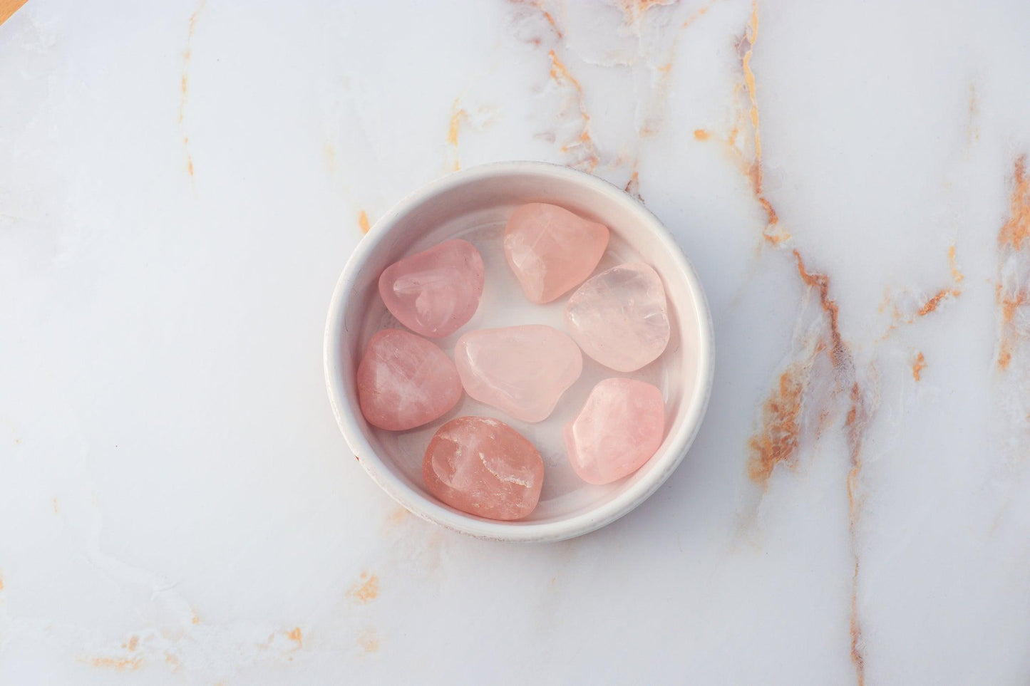 Pierre roulée en Quartz Rose